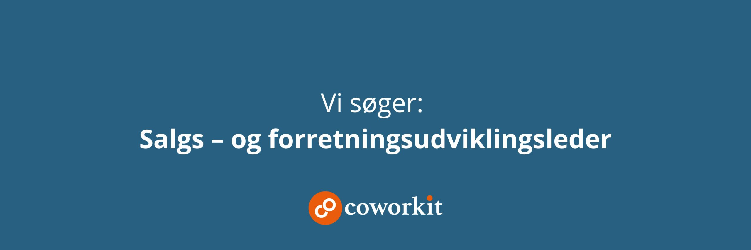 Ledig stilling!